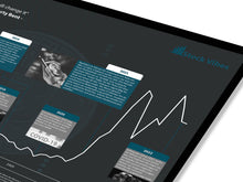 Lade das Bild in den Galerie-Viewer, Bitcoin - Stock Vibes Aktien Poster Historischer Börsen Chart | Verschiedene Größen