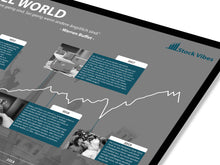 Lade das Bild in den Galerie-Viewer, FTSE All World - Stock Vibes Aktien Poster | Historischer Börsen Chart | Verschiedene Größen