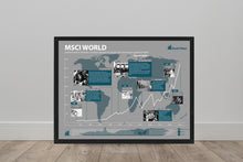 Lade das Bild in den Galerie-Viewer, MSCI World - Stock Vibes Aktien Poster | Historischer Börsen Chart | Verschiedene Größen