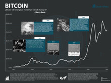 Lade das Bild in den Galerie-Viewer, Bitcoin - Stock Vibes Aktien Poster Historischer Börsen Chart | Verschiedene Größen

